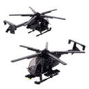 Modern Military US MH-6 Little Bird helicopter Technology Bricks DIY Toys For Kids Children Gifts moc Blocks