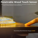 Penetrable 25mm Wooden Motion Sensor Switch 5V 12V 24V Hand Sweep Wireless Touch Dimmer Switch for Furniture Lighting ON/OFF