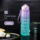 Water Bottle Motivational Sport Water Bottle Leakproof Drinking Bottles Outdoor Travel Gym Fitness Jugs For Kitchen