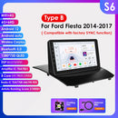 Hizpo 9inch Android13 Car Radio for Ford Fiesta 2009 - 2017 Sync Multimedia DSP RDS CarPlay 4G BT GPS Navigation UI7862 Headunit