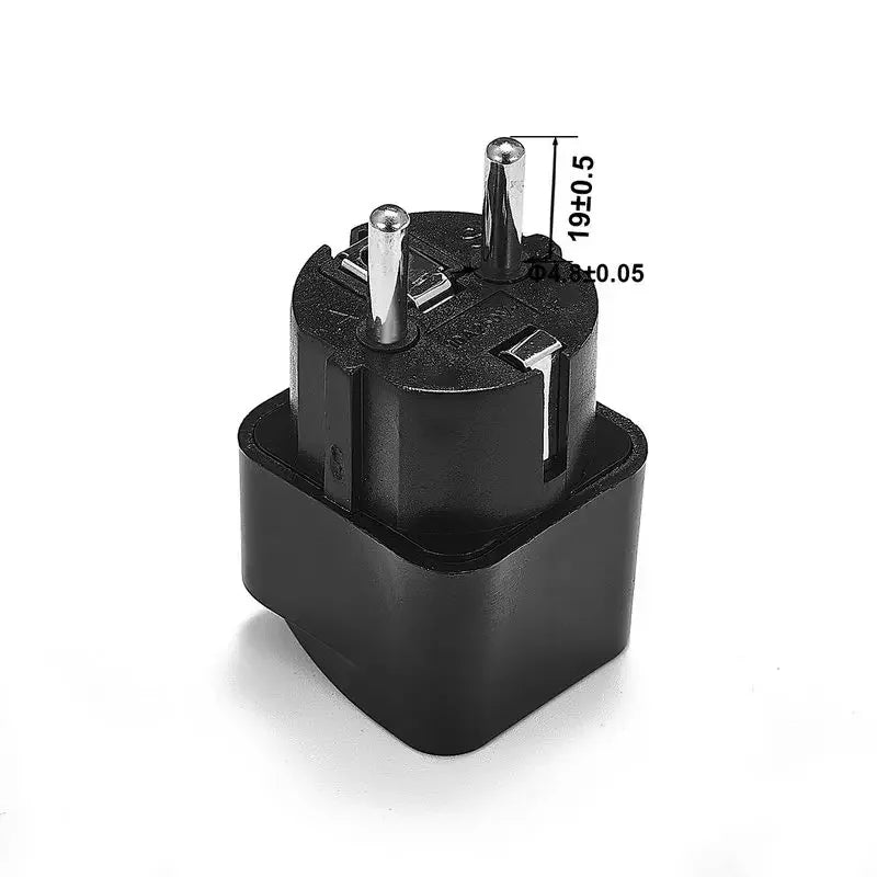 1pcs 4.8mm EU Electrical Socket Plug US UK AU To EU KR Travel Adapter Universal EU Adapter International Converter Power Socket