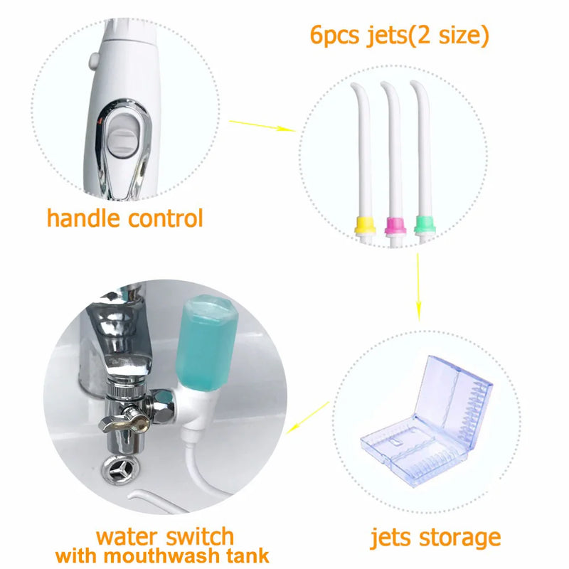 HOMEFISH NewTooth Flushing Machine Household Toothwasher Faucet Tooth Flushing Tooth Cleaner Tooth Washing Machine