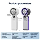 Handheld Air Cold Fan 3600mAh USB Rechargeable Outdoor Mini Cooling Fan With 100 Speed Wind Cold Compress Foldable Desktop Fan