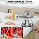 SucceBuy Manual Meat Grinder 304 Stainless Steel Hand Meat Grinder with Suction Cup&Steel Table Clamp Meat Mincer Sausage Maker