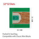 City Street View Road BasePlate Building Blocks 32*32 Dots Blocks DIY Toys Parking Lot Football Basketball Court Mini Bricks