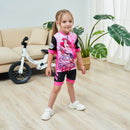 2022 Children's Balance Bike Cycling Clothes Short Sleeve Cycling Jersey Set For Kid Summer Sports Girl Bicycle Clothing