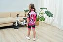 2022 Children's Balance Bike Cycling Clothes Short Sleeve Cycling Jersey Set For Kid Summer Sports Girl Bicycle Clothing