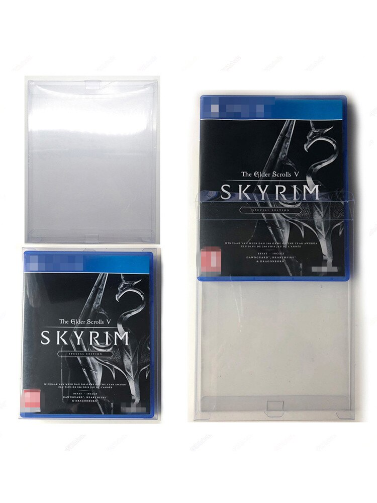 Box Protector Sleeve For PS4 For Blu-ray For Xbox One For PS3 Game Custom Clear Plastic Protection