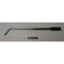 Extendable Telescopic Car Wheel Wrench with 17Mm-19Mm and 21Mm-23Mm Reversible Sockets