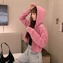 Hoodies Sweatshirts Men Woman Fashion Solid color Red Black Gray Pink Autumn Winter fleece Hip Hop Hoody Male Brand Casual Tops