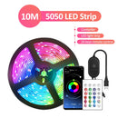 ColorRGB, LED Strip Lights 10M 15M, Music Sync Color Changing RGB LED Strip 24-Key Remote,APP Control, SMD5050, For TV PC Home