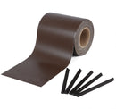 1Set PVC Protection Tape Roll Visual Garden Fence Terrace Balcony Privacy Screen with Fixing Clips Outdoor Awning Wind Sunshade