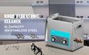 The Resonant Bath | 6L Digital Ultrasonic Cleaning System