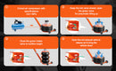 The Lift Column | SucceBuy 3/5 Ton Pneumatic Air Jack with Adjustable Handle