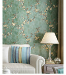 The Rustic Bloom | Peel-and-Stick 3D Retro Vine Wallpaper
