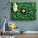 SucceBuy Artificial Boxwood Panel  24pcs 20x20/24x16 in Boxwood Hedge Wall Panels Artificial Grass Backdrop Wall Green Grass
