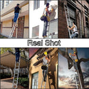 The Apex | 3.8M Aluminum Telescopic Extension Ladder (150kg Rated)