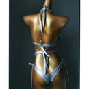 The Capri Diamond | Rhinestone-Encrusted Bikini Set
