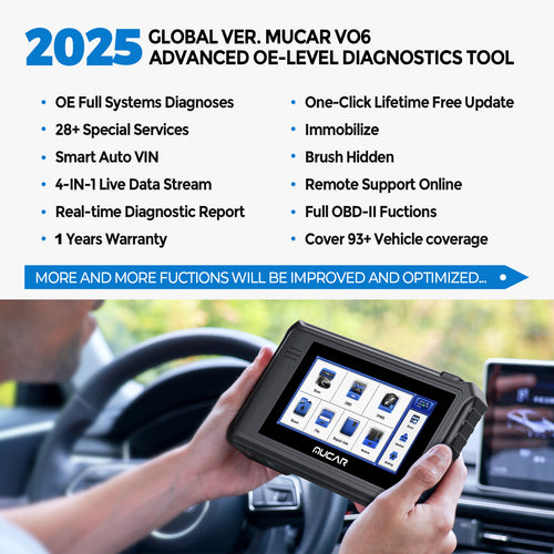 The Vanguard VO6 | Professional-Grade 28-Reset Automotive Diagnostic Platform