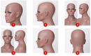 13x6 HD-Spitzenperücke, gebleichte Haarknoten, Deep Wave Echthaarperücken, 24 Zoll, 200 % Dichte, glueless Deep Wave Lace Front Perücken für Frauen