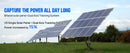 ECO-WORTHY Bifacial 100 Watt 12 Volt Solar Panel Monocrystalline Rigid High-Efficiency PV Module Power Charger for Sunsheds,Rvs