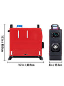 SucceBuy 5KW Diesel Air Heater All in One 12V Diesel Parking Heater  Diesel Heater Remote Control LCD Switch for RV