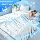 The Solstice Drift | Cooling Silky Summer Quilt — Air Conditioner Comforter