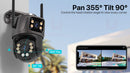 The Watchtower | 4K 8MP Dual-Lens PTZ Outdoor WiFi Security Camera