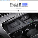 For Mercedes-Benz E-Class W213 Car Wireless Charger 15W Fast Cell Phone Charging Plate Adapter Interior Accessories 2023-2020