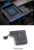For Mercedes-Benz E-Class W213 Car Wireless Charger 15W Fast Cell Phone Charging Plate Adapter Interior Accessories 2023-2020