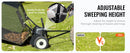 SucceBuy 42-inch Lawn Sweeper Tow Behind 12 cu.ft.Heavy Duty Leaf Grass Collector Adjustable Height for Picking Up Debris Grass