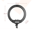 SH 18 Inch Knob Ring Light LED Selfie Video Lamp With Tripod Stand Phone Clip For YouTube Live Lighting Photo Photography Studio
