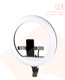 SH 18 Inch Knob Ring Light LED Selfie Video Lamp With Tripod Stand Phone Clip For YouTube Live Lighting Photo Photography Studio