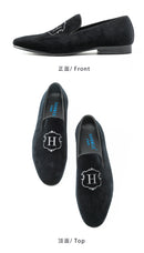 The Vesper | Handmade Velvet Slip-On Loafer