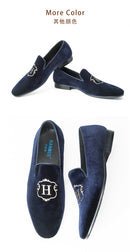 The Vesper | Handmade Velvet Slip-On Loafer