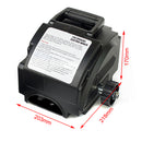 12V 906Kg Electric Hoist Lifting Crane Cable Hoist Winch for Boats  Trucks Cars with Hand-Held Rubber Remote Control