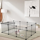 Pet Playpen Small Animal Cage Indoor Portable Metal Wire Yard Fence for Animals Guinea Pigs Rabbits Kennel Crate Fence Tent