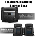 Carrying Case for Anker SOLIX C1000 Portable Power Station Bag Waterproof Anti-drop with Shoulder Strap & Handle Storage Case