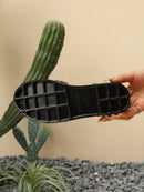 Summer Women's New Flats Sandals, Fashionable Hollow Casual Roman Sandals, Spring and Summer Non-Slip Beach Shoes Crystal Shiny Thick Heel Plastic Pvc Sandals