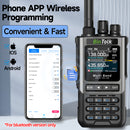BinTolk BT8200 Walkie Talkie Long Range 10W Tri Power Full Band Wireless Bluetooth Phone Programming Noise Reduction Ham Radio