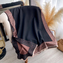 New Luxury Cashmere Plaid Leopard  Scarf Winter Women Pashmina Shawls Warm Blanket Wraps Female Thick Scarves Bufanda Scarves