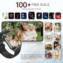 Touch Screen Sports Smart Watch With Make/Answer Call,Message Alerts,Fitness Tracking,Voice Assistant Smart Watch For Women/Men