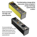 PD65W Super Fast Charging Power Bank Case Solder-Free 8-Cell 18650 Battery Box  Transparent Storage Case with USB +Type-C Ports