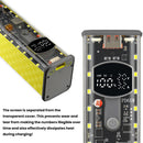 PD65W Super Fast Charging Power Bank Case Solder-Free 8-Cell 18650 Battery Box  Transparent Storage Case with USB +Type-C Ports