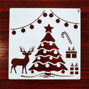The Merriest Canvas | 12-Piece Christmas Painting Stencil Set for Holiday Crafting & Decor