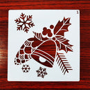 The Merriest Canvas | 12-Piece Christmas Painting Stencil Set for Holiday Crafting & Decor
