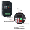 380V oder 220V Sparsamer VFD Frequenzumrichter Wechselrichter 0,75/1,5/2,2/3,7/4/5,5/7,5/11 KW Motor Drehzahlregler