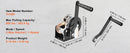 SucceBuy Hand Winch Heavy Duty Rope Crank with 33 ft Steel Wire Cable and Two-Way Ratchet for Trailer Boat or ATV Towing