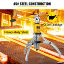 SucceBuy 15T Hydraulic Gear Puller Adjustable 3 Jaws Wheel Bearing Puller Separator Drawing Machine Wheel Bearing Removal Tool
