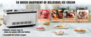 SucceBuy Automatic Ice Cream Maker with Built-in Compressor 2 Quart No Pre-freezing Fruit Yogurt Machine Electric Sorbet Maker